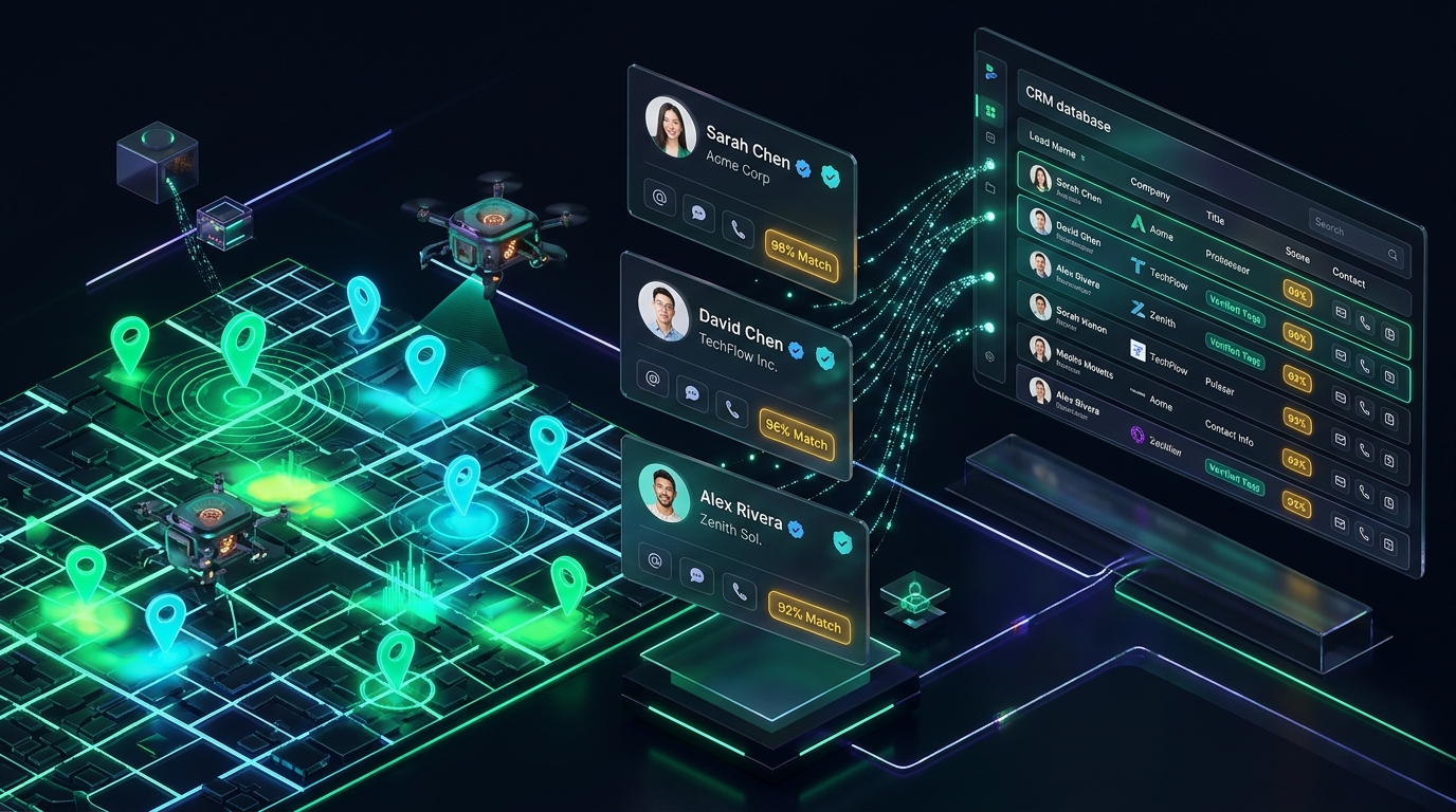 BizLead Finder AI Lead Generation Dashboard